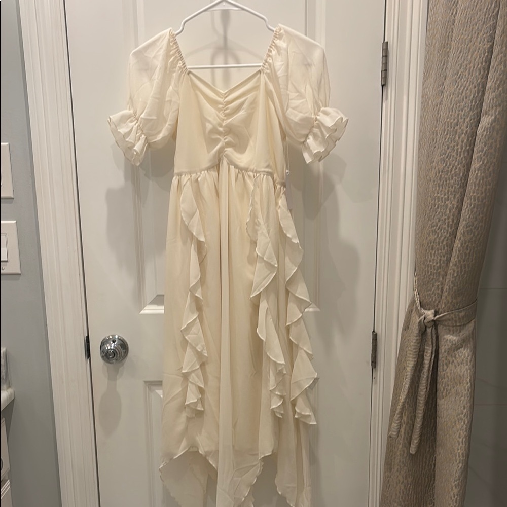 Joyfolie cream Kayden dress size 10 new with tags